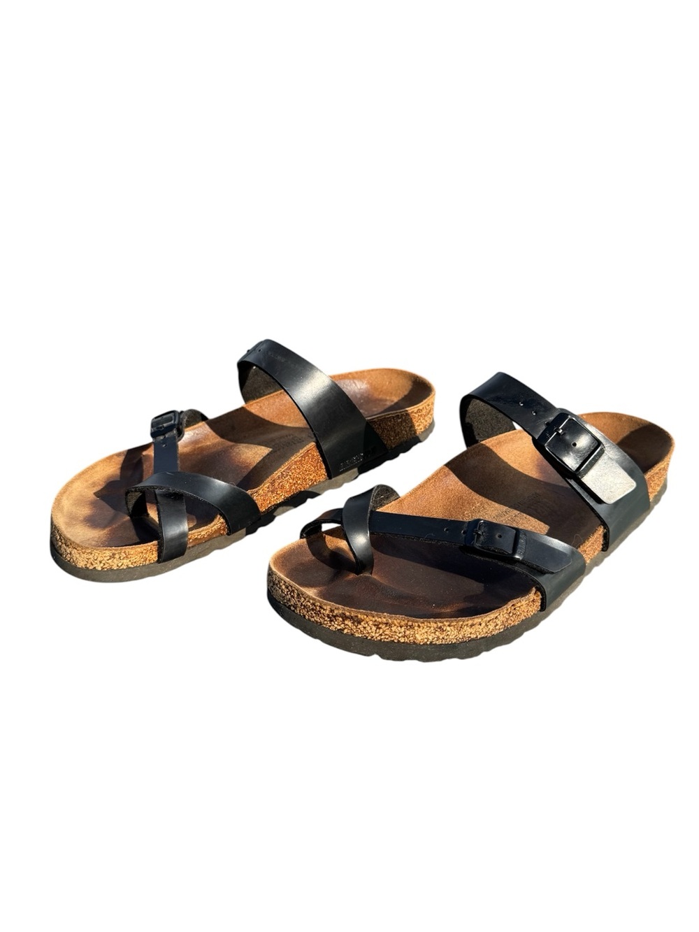 Birkenstock Mayari Sandals cork black womens 10 men’s 8